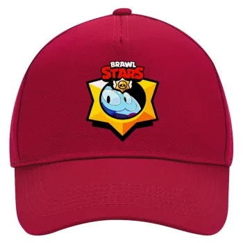 Brawl Stars Squeak, Καπέλο Ενηλίκων Ultimate ΚΟΚΚΙΝΟ, (100% ΒΑΜΒΑΚΕΡΟ DRILL, ΕΝΗΛΙΚΩΝ, UNISEX, ONE SIZE)