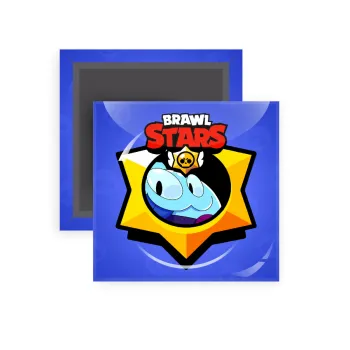 Brawl Stars Squeak, Μαγνητάκι ψυγείου τετράγωνο διάστασης 5x5cm