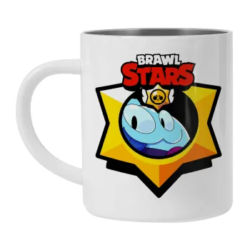 Brawl Stars Squeak, Mug Stainless steel double wall 300ml
