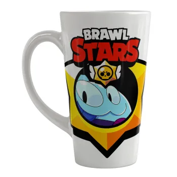 Brawl Stars Squeak, Κούπα κωνική Latte Μεγάλη, κεραμική, 450ml