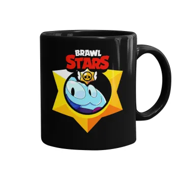 Brawl Stars Squeak, Κούπα Μαύρη, κεραμική, 330ml