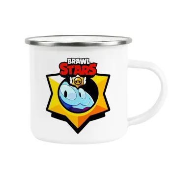 Brawl Stars Squeak, Κούπα Μεταλλική εμαγιέ λευκη 360ml