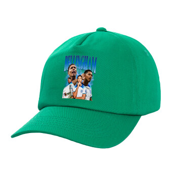 Jude Bellingham, Καπέλο παιδικό Baseball, 100% Βαμβακερό, Low profile, Πράσινο
