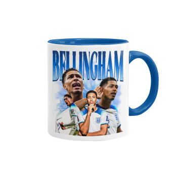 Jude Bellingham, Mug colored blue, ceramic, 330ml