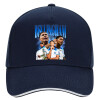DRILL Adult Ultimate Hat BLUE/WHITE, (100% COTTON, ADULT, UNISEX, ONE SIZE)