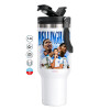 Mega Stainless steel Tumbler with lid, double wall 1,2L