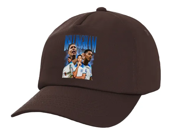 Jude Bellingham — Adult Baseball Cap, 100% Cotton, Chocolate (COTTON, ADULT, UNISEX, ONE SIZE)