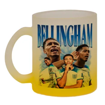 Jude Bellingham, Κούπα γυάλινη δίχρωμη με βάση το κίτρινο ματ, 330ml