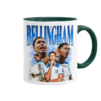 Jude Bellingham, Κούπα χρωματιστή πράσινη, κεραμική, 330ml