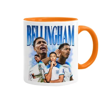 Jude Bellingham, Κούπα χρωματιστή πορτοκαλί, κεραμική, 330ml