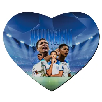 Jude Bellingham, Mousepad καρδιά 23x20cm