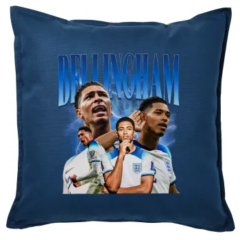 Jude Bellingham, Sofa cushion Blue 50x50cm includes filling