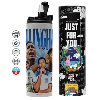 Jude Bellingham, Tumbler stainless steel GREY 600ml