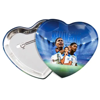 Jude Bellingham, Κονκάρδα παραμάνα καρδιά (57x52mm)