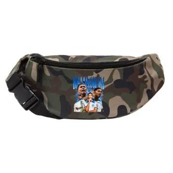 Jude Bellingham, Unisex waist bag (banana) in Jungle camouflage color with 2 pockets