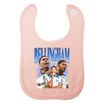 Jude Bellingham, Σαλιάρα με Σκρατς ΡΟΖ 100% Organic Cotton (0-18 months)