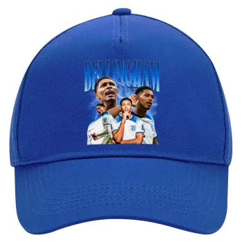 Jude Bellingham, Καπέλο Ενηλίκων Ultimate ΜΠΛΕ, (100% ΒΑΜΒΑΚΕΡΟ DRILL, ΕΝΗΛΙΚΩΝ, UNISEX, ONE SIZE)