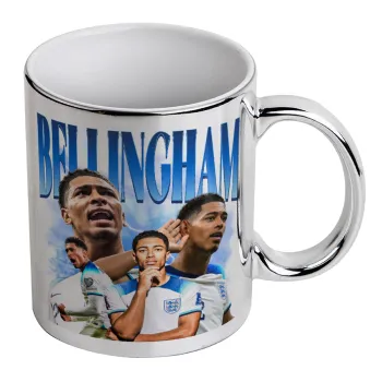 Jude Bellingham, Mug ceramic, silver mirror, 330ml