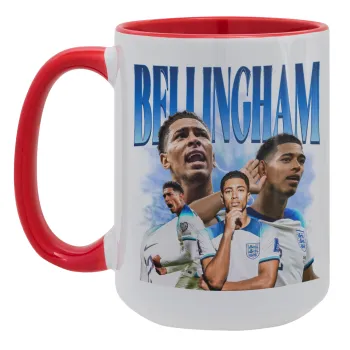 Jude Bellingham, Κούπα Mega 15oz, κεραμική Κόκκινη, 450ml