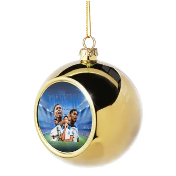 Jude Bellingham, Golden Christmas tree ball ornament 8cm