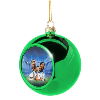 Jude Bellingham, Green Christmas tree ornament ball 8cm