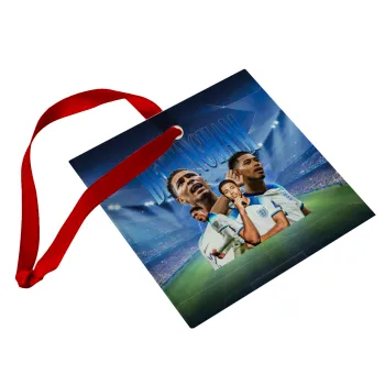 Jude Bellingham, Στολίδι Χριστουγεννιάτικο στολίδι γυάλινο τετράγωνο 9x9cm