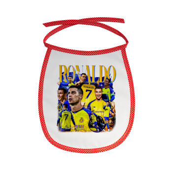 Cristiano Ronaldo Al Nassr, Σαλιάρα μωρού αλέκιαστη με κορδόνι Κόκκινη