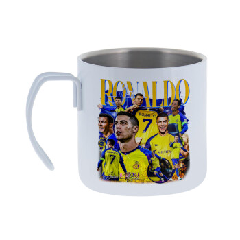 Cristiano Ronaldo Al Nassr, Mug Stainless steel double wall 400ml