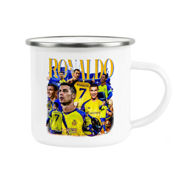 Cristiano Ronaldo Al Nassr, Κούπα Μεταλλική εμαγιέ λευκη 360ml