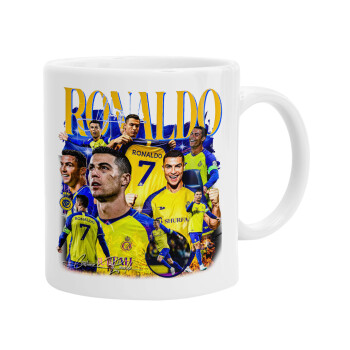 Cristiano Ronaldo Al Nassr, Ceramic coffee mug, 330ml (1pcs)
