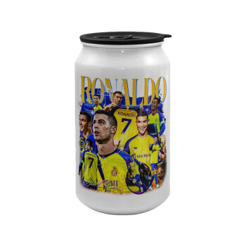 Cristiano Ronaldo Al Nassr, Κούπα ταξιδιού μεταλλική με καπάκι (tin-can) 500ml