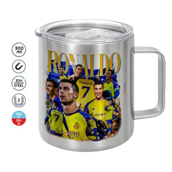 Cristiano Ronaldo Al Nassr, Mug Stainless steel double wall 300ml
