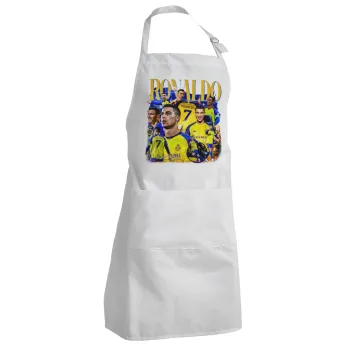 Cristiano Ronaldo Al Nassr, Ποδιά Σεφ Ολόσωμη Ενήλικων (με ρυθμιστικά και 2 τσέπες)