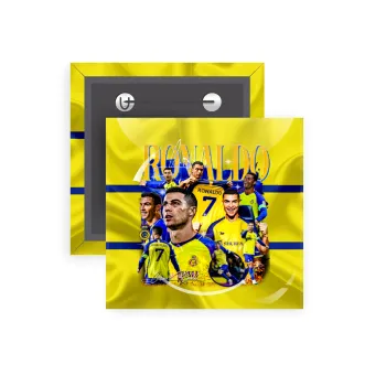 Cristiano Ronaldo Al Nassr, Κονκάρδα παραμάνα τετράγωνη 5x5cm