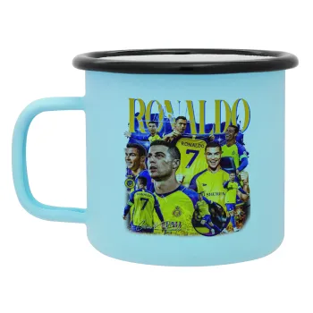Cristiano Ronaldo Al Nassr, Κούπα Μεταλλική εμαγιέ ΜΑΤ σιέλ 360ml