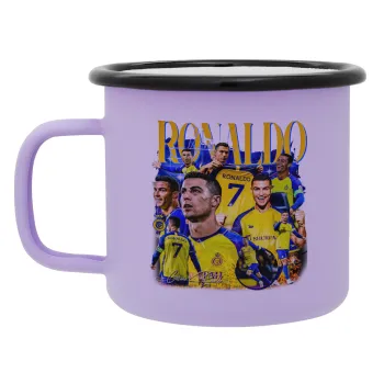 Cristiano Ronaldo Al Nassr, Κούπα Μεταλλική εμαγιέ ΜΑΤ Light Pastel Purple 360ml