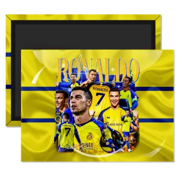 Cristiano Ronaldo Al Nassr, Ορθογώνιο μαγνητάκι ψυγείου διάστασης 9x6cm