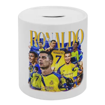 Cristiano Ronaldo Al Nassr, Κουμπαράς πορσελάνης με τάπα