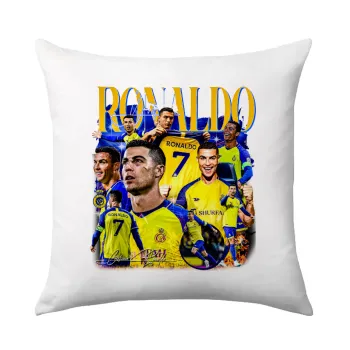 Cristiano Ronaldo Al Nassr, Μαξιλάρι καναπέ 40x40cm περιέχεται το  γέμισμα