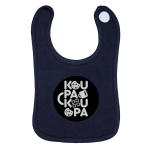 Σαλιάρα με Σκρατς 100% Organic Cotton Μπλε (0-18 months)