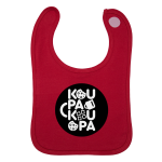 Σαλιάρα με Σκρατς Κόκκινη 100% Organic Cotton (0-18 months)