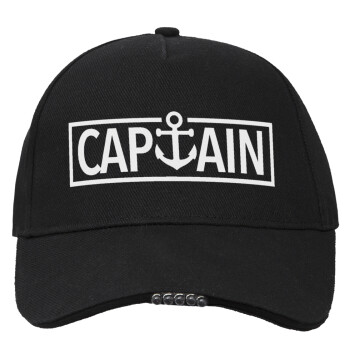 CAPTAIN, Work & Activity LED Light Cap – Perfect for Night & Low Light Conditions (100% COTTON, ADULT, UNISEX)