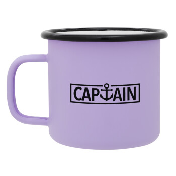 CAPTAIN, Κούπα Μεταλλική εμαγιέ ΜΑΤ Light Pastel Purple 360ml