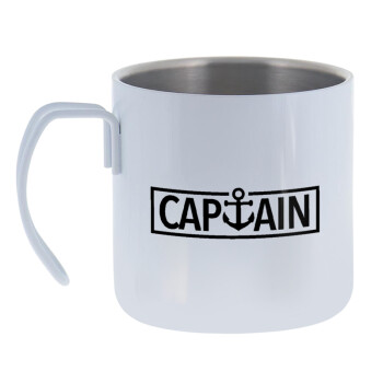 CAPTAIN, Mug Stainless steel double wall 400ml