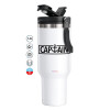 Mega Tumbler με καπάκι, διπλού τοιχώματος (θερμό) 1,2L