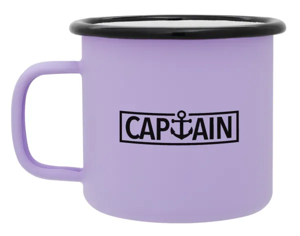 CAPTAIN — Κούπα Μεταλλική εμαγιέ ΜΑΤ Light Pastel Purple 360ml