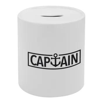 CAPTAIN, Κουμπαράς πορσελάνης με τάπα