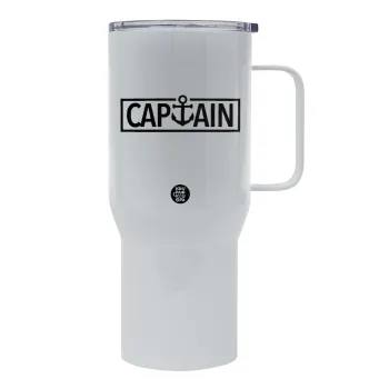 CAPTAIN, Tumbler με καπάκι, διπλού τοιχώματος (θερμό) 750L