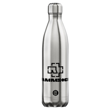 Rammstein, Inox (Stainless steel) hot metal mug, double wall, 750ml