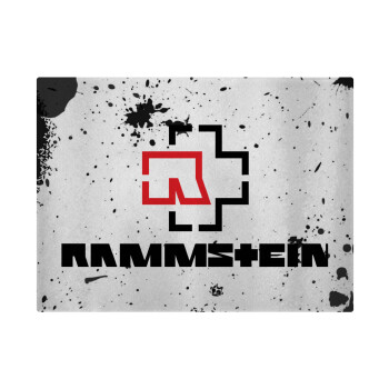 Rammstein, Επιφάνεια κοπής γυάλινη (38x28cm)